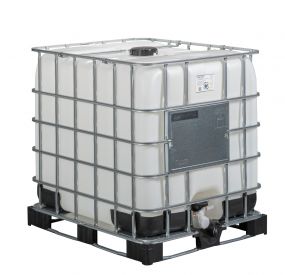 IBC container - 1000 ltr - Vulopening Ø150mm - combi pallet