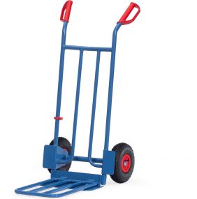 Stalen steekwagen opklapbaar, 250 kg. draagvermogen
