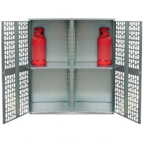 Gasflessenkast - 2 deuren - verzinkt 