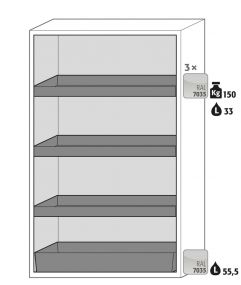 Extra opvanglegbord (33 ltr.) 