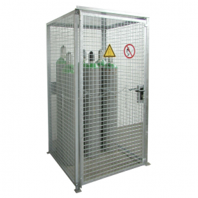Gasflessenberging gaasbox - type M0 - 16st gasflessen