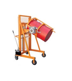 Vatenlifter & vatenkantelaar stalen/kunststof vat - hydraulisch