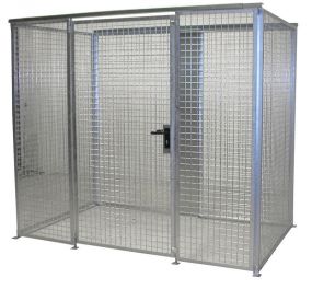 Gasflessenberging gaasbox - type M3 - 54st gasflessen 