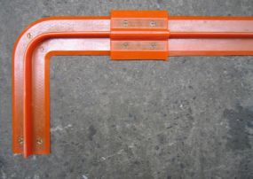 Vloeistofdam - 39/39x11x5cm - hoekstuk 