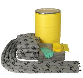 Spill kit drum - Universal - Vat klemdeksel - Opname 155ltr.