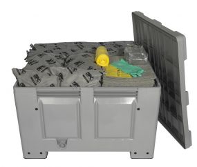 Spill kit - Container met deksel - Universal - Opname 300ltr.