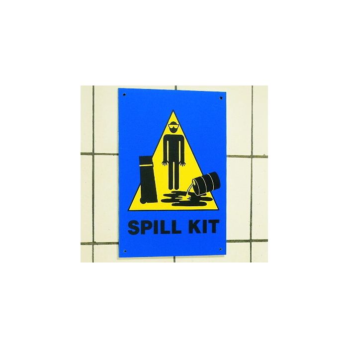 Markeringsbord van kunststof voor calamiteiten spill kits