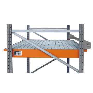 Stelling hang opvangbak (259 ltr.) gelakt - 175x125x16cm