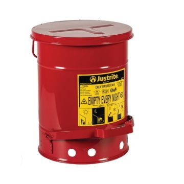 Kan voor olieachtig afval (voetbediend) - 20ltr.