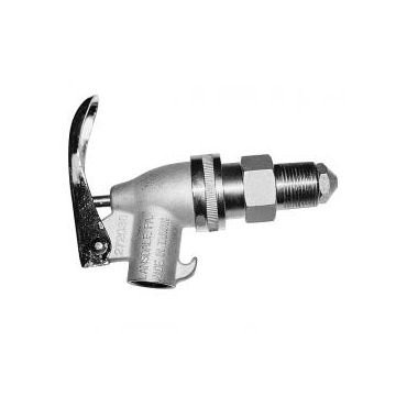 Veiligheids roestvast stalen(RVS) tapkraan met 3/4" schroefdraad