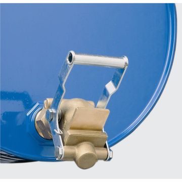 Veiligheids messing tapkraan voor dikke vloeistoffen met 2" schroefdraad