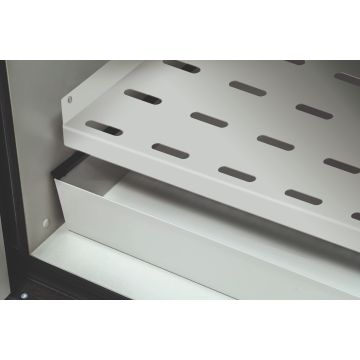 Geperforeerd legbord (plaatstaal met epoxy coating)