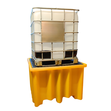 Kunststof IBC lekbak - 1 IBC (1.100ltr) - 125x135x88cm