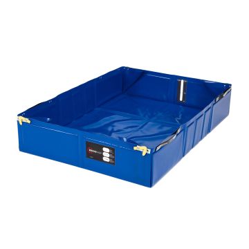 Eccotarp opvouwbare lekbak - inhoud 300 ltr, 124x124x22,5cm