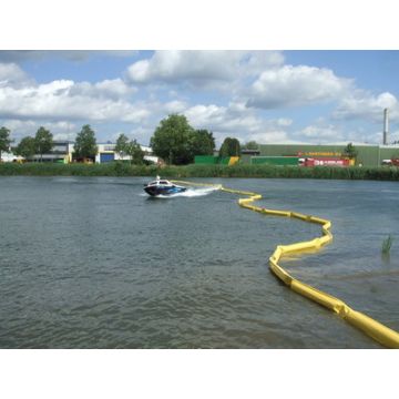 FCB75T oliekeerscherm - Ronde foam drijver - 30mtr x 75cm