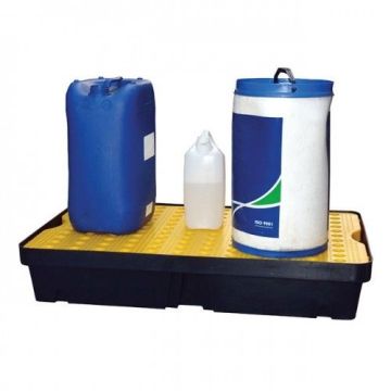 Kunststof lekbak met rooster - 100x60x18cm - Capaciteit 60ltr.