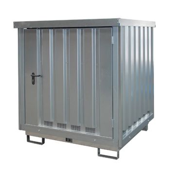 opslagdepot voor max. 4 vaten van 200 liter