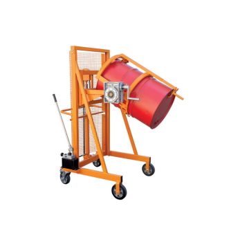 Vatenlifter & vatenkantelaar stalen/kunststof vat - hydraulisch