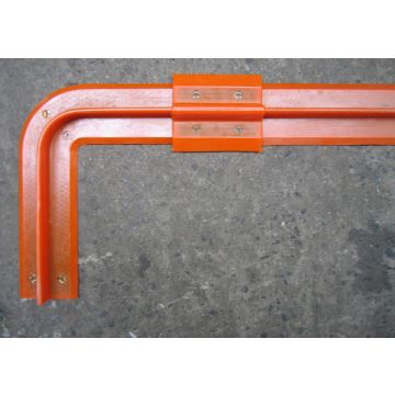 Vloeistofdam - 39/39x11x5cm - hoekstuk 