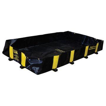 Justrite opvouwbare lekbak (890ltr) - 120x240x30cm Rigid-Lock QuickBerm®
