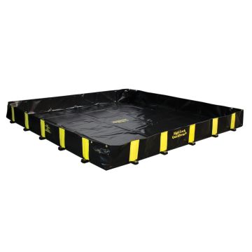 Justrite opvouwbare lekbak (2820ltr) - 300x300x30cm Rigid-Lock QuickBerm®
