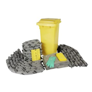 Spill kit - Rolcontainer - Universal - Economy - Opname 120ltr.