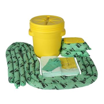 Spill kit drum - Chemical - Vat schroefdeksel - Opname 60ltr.