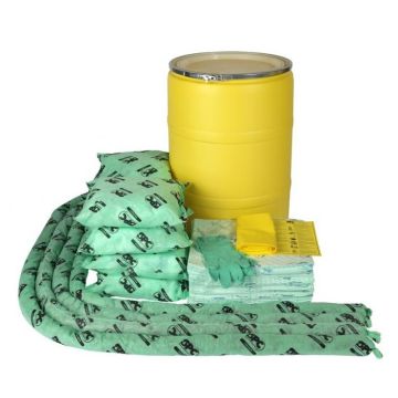 Spill kit drum - Chemical - Vat klemdeksel - Opname 155ltr.