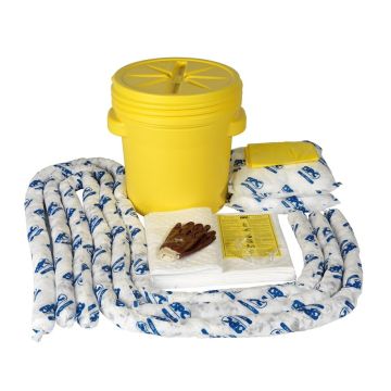 Spill kit drum - Oil Only - Vat schroefdeksel - Opname 60ltr.