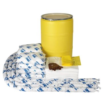 Spill kit drum - Oil Only - Vat klemdeksel - Opname 155ltr.